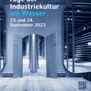 Plakat für die Tage der Industriekultur Am Wasser am 23. und 24. September 2023